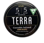  Terra-Almond CBD-Coated in Dark Chocolate Bites-100mg THC-100mg CBD