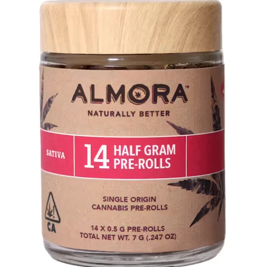 ALMORA FARMS - Almora Farm 14pk Prerolls 7g Santa Cruz Blue Main Image