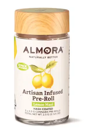 ALMORA FARMS - Almora Farm Infused 5pk Prerolls 2.5g Lemon Maui Main Image