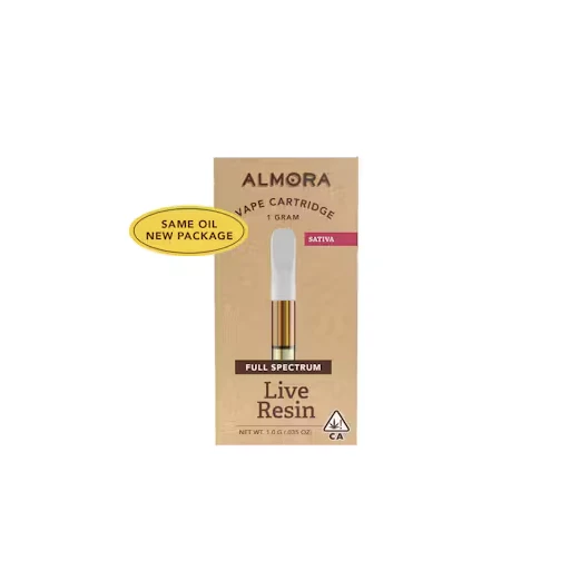 ALMORA FARMS - Almora Farm Live Resin Cart 1g Lucid Blue Main Image