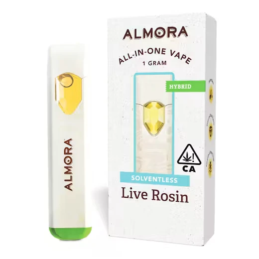 ALMORA FARMS - Almora Farm Live Rosin All In One 1g Purple Trainwreck Main Image