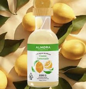 Almora - Almora Farms 12oz Bottle: 100mg THC Strawberry Lemonade