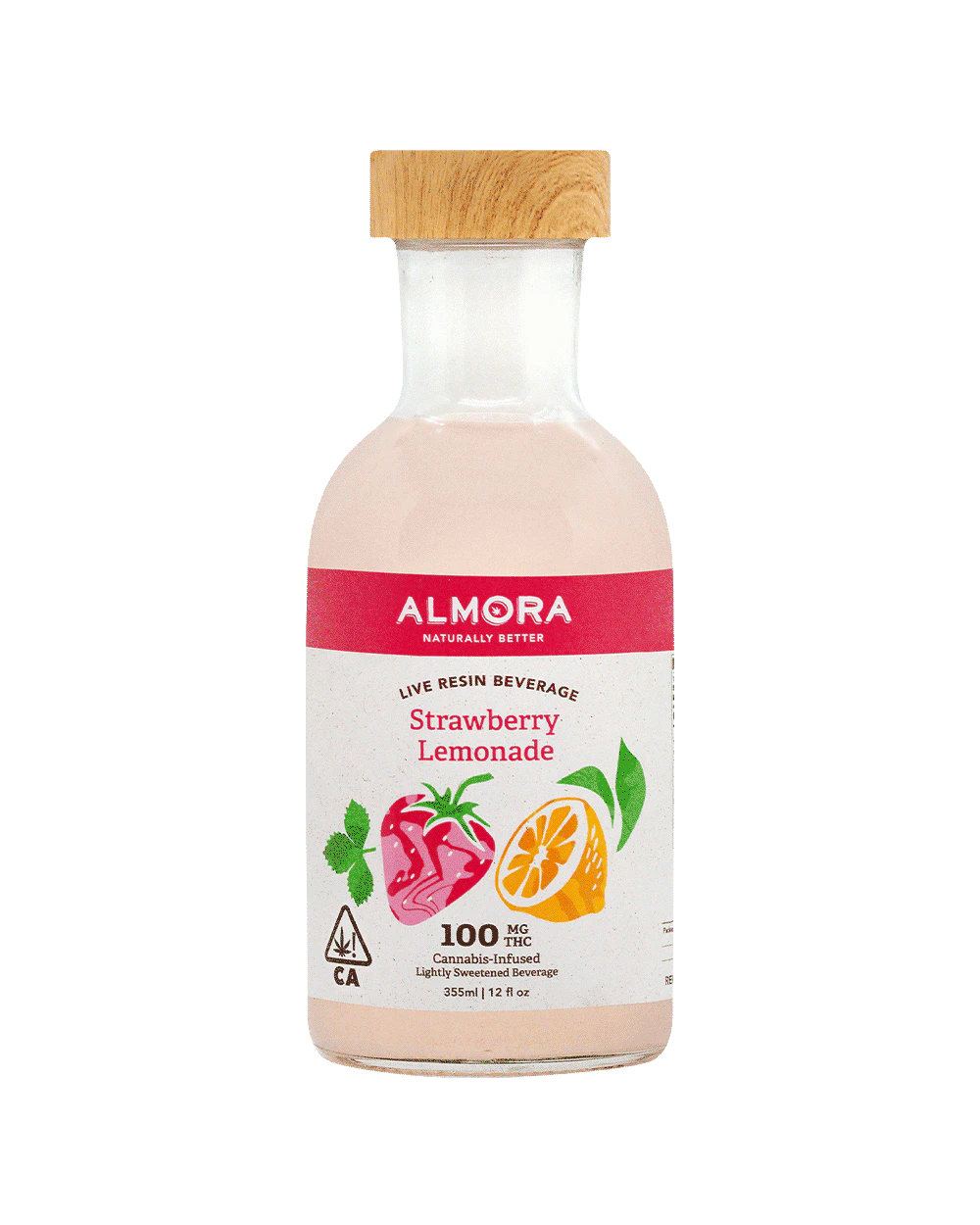 Almora - Almora | Drink | 12oz | Strawberry Lemonade 100Mg Main Image