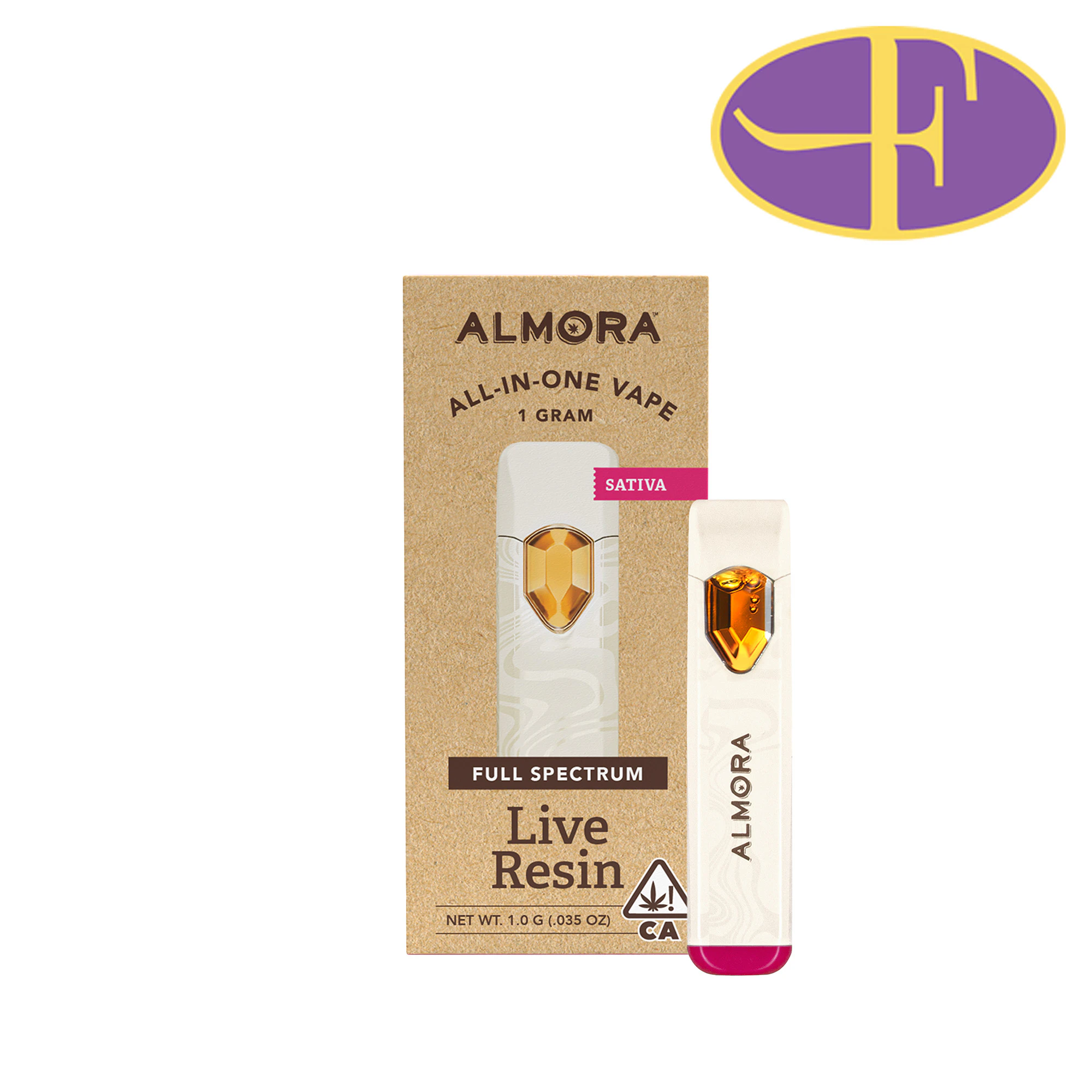Almora - Trainwreck Live Resin Disposable Main Image