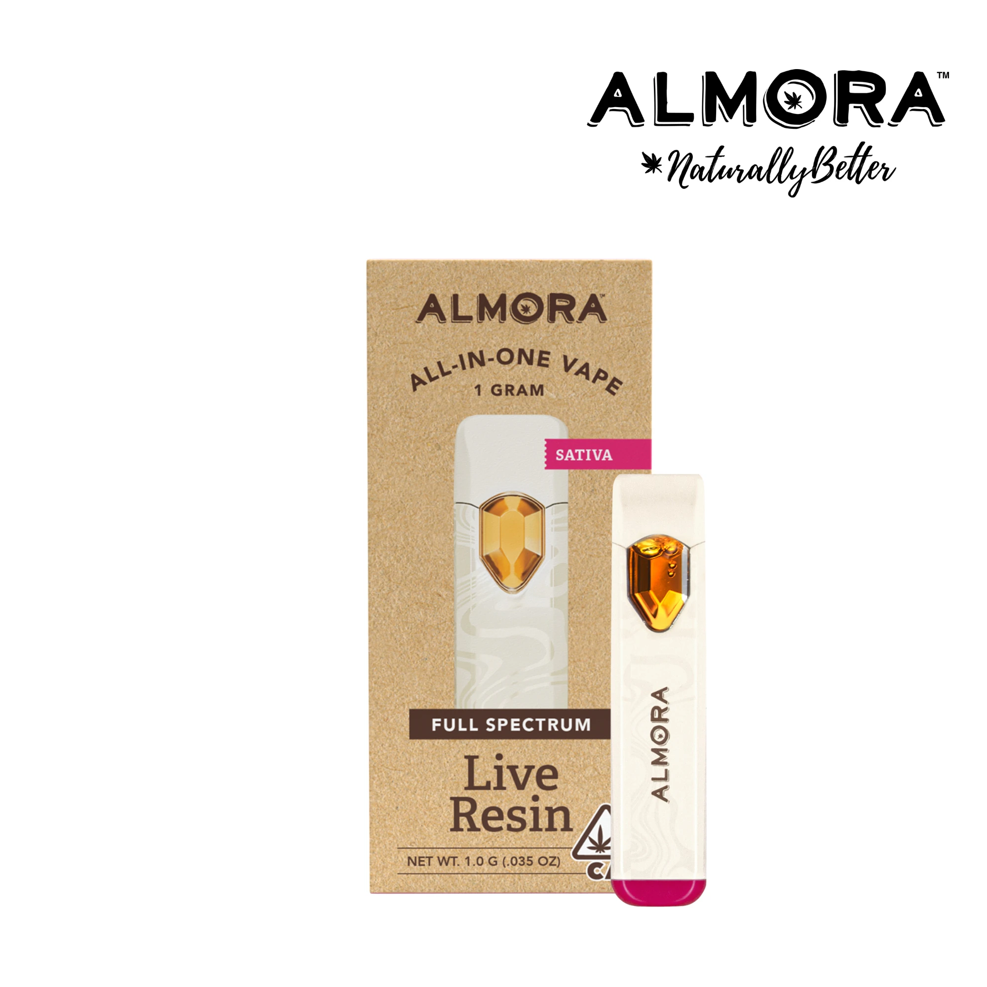 Almora - Lime Haze Live Resin Disposable Vape Main Image
