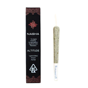 NASHA - Nasha Altitude 1g Hash Infused Pre-Roll Sativa ( Super Lemon Haze / Moroccan Peaches )