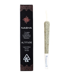 NASHA - Blue Dream x Honey Banana | Altitude | Hash Infused Preroll | Nasha