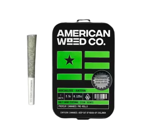 American Weed Company - American Weed Co. | Citrus Bomb | Diamond Infused Preroll 7pk | 3.5g Main Image