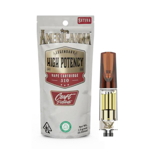 AmeriCanna - Super Sour Diesel (S) | 1g High Potency 510 Cart | Americanna