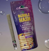  Amnesia- Glass Tip-Bubble Hash Infused Pre Roll-Blueberry Pancakes -Indica-1.3g-52.47% THC