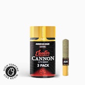 Amnesia Haze Infused Live Resin Cannon Pre-Roll 0.5g x 3pk