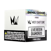Animal Cookies (H) | 1g Live Resin Diamonds | West Coast Cure