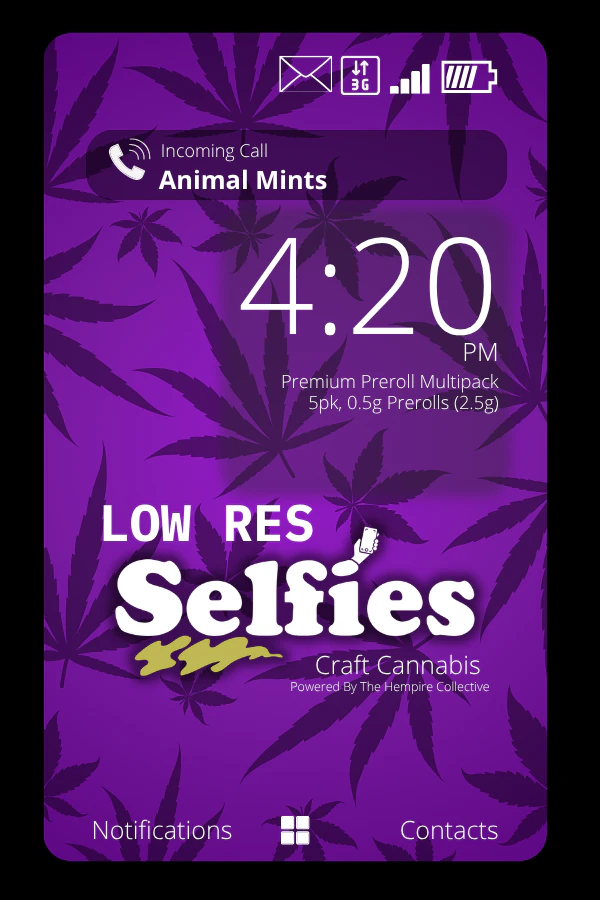 The Hempire Collective - THC | 5 Pack (.5G) Low Res Selfie | Animal Mints Main Image