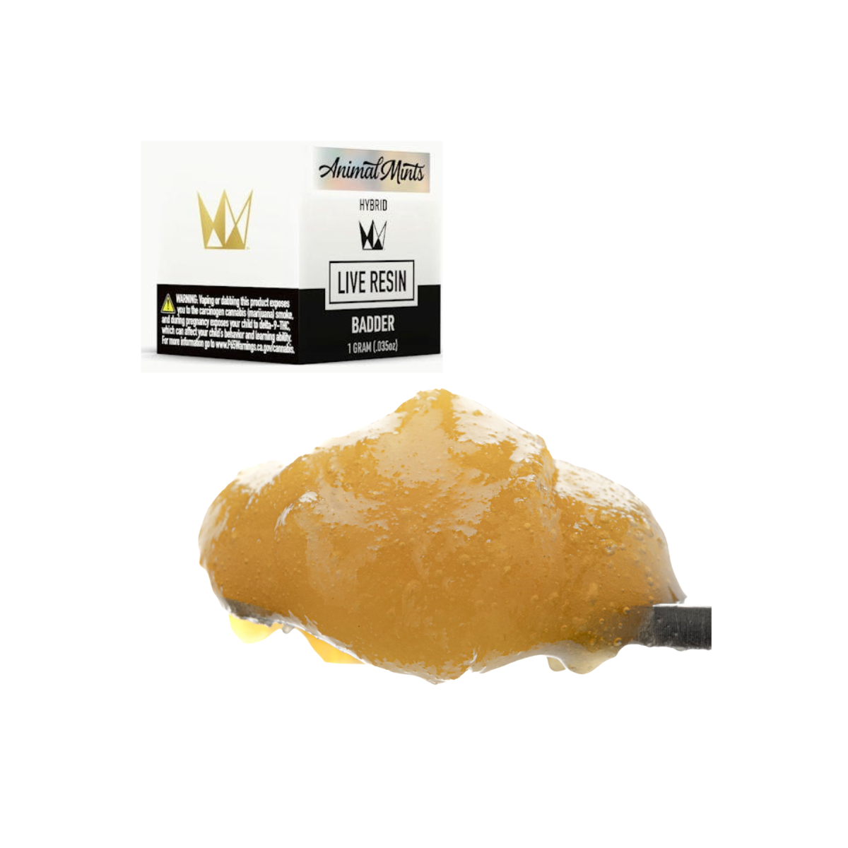 Animal Mints (H) | 1g Live Resin Badder | West Coast Cure