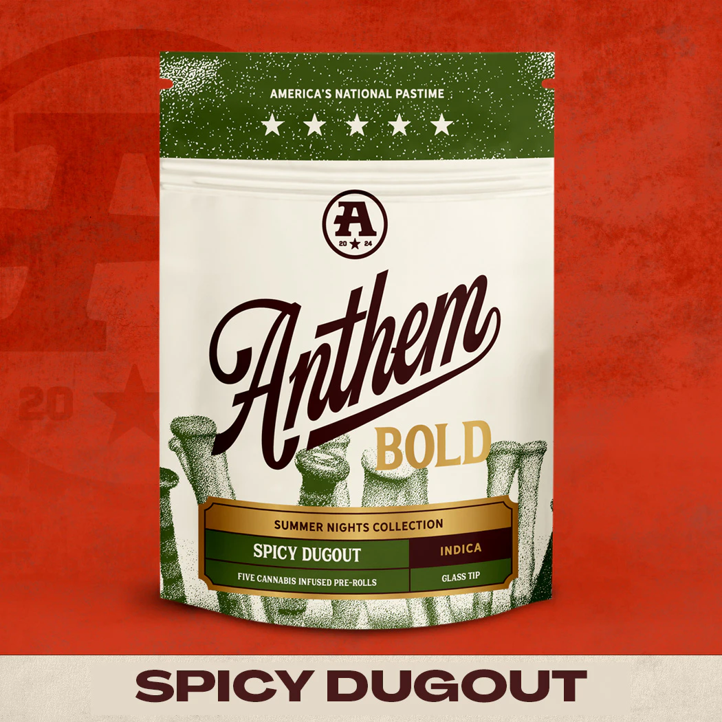 Anthem - Anthem Bold | Spicy Dugout 5pk | Infused Preroll | 2.5g Main Image
