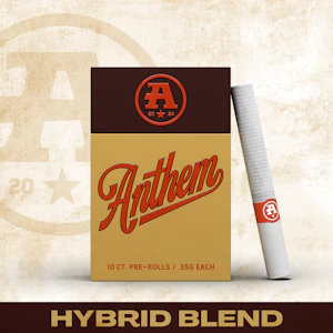 Anthem - Anthem: Preroll 10pk - Hybrid Blend - 3.5G