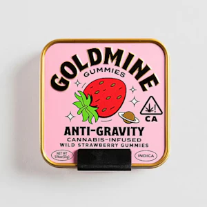 Goldmine - Goldmine Anti-Gravity Wild Strawberry Indica Gummies 100mg