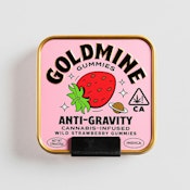 Goldmine Anti-Gravity Wild Strawberry Indica Gummies 100mg