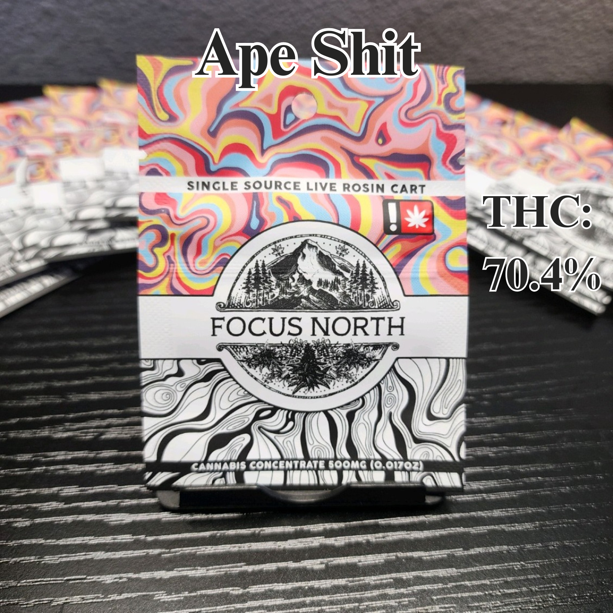 Focus North | Cart Rosin 0.5g [H] | Ape Shit