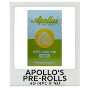 Apollo's Pre-Rolls - Keylime Pie (4pc x 1g)