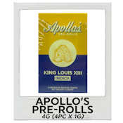 Apollo's Pre-Rolls - King Louis XII - 4g (4pc x 1g)