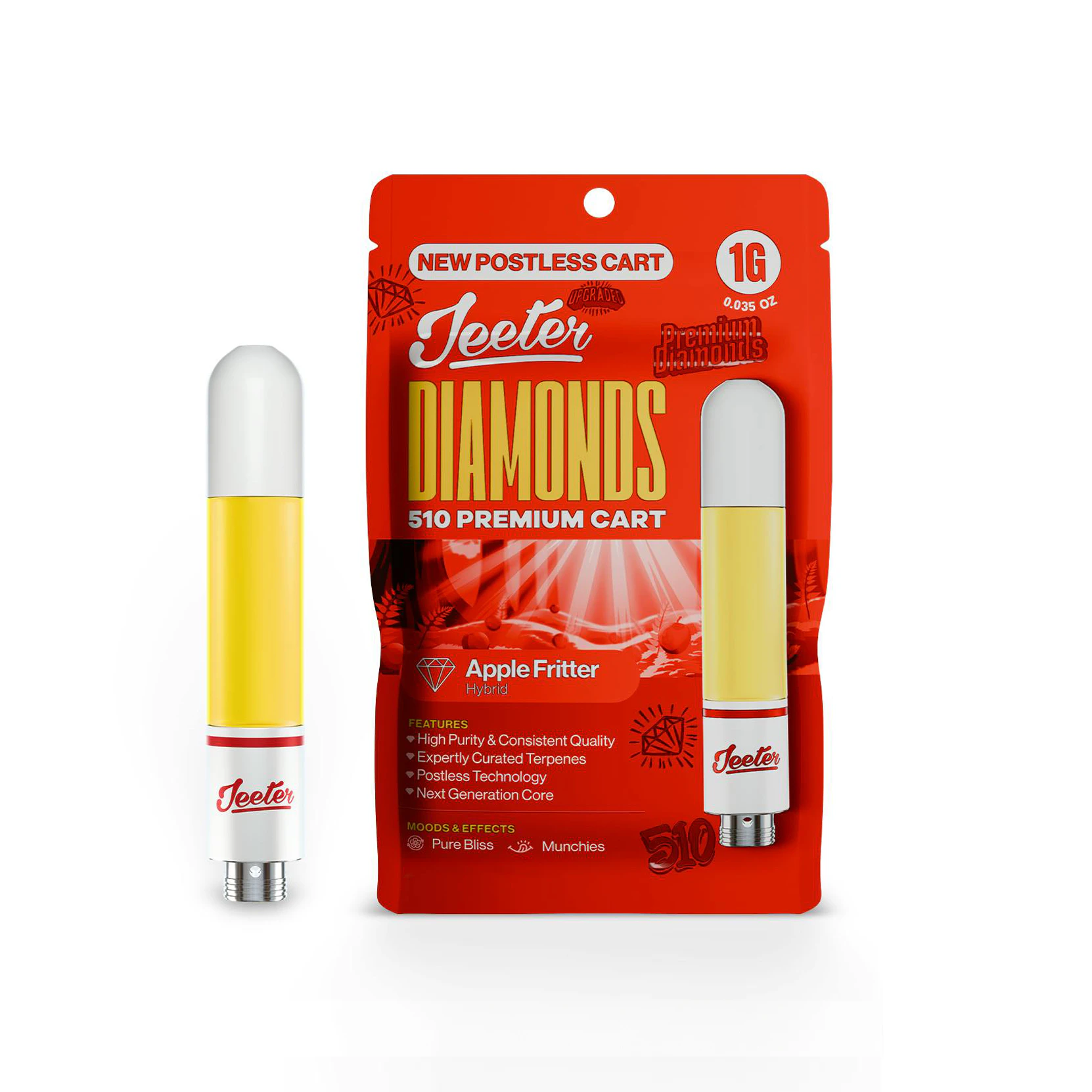 Jeeter - Jeeter Apple Fritter Liquid Diamonds Cartridge 1.0g Main Image