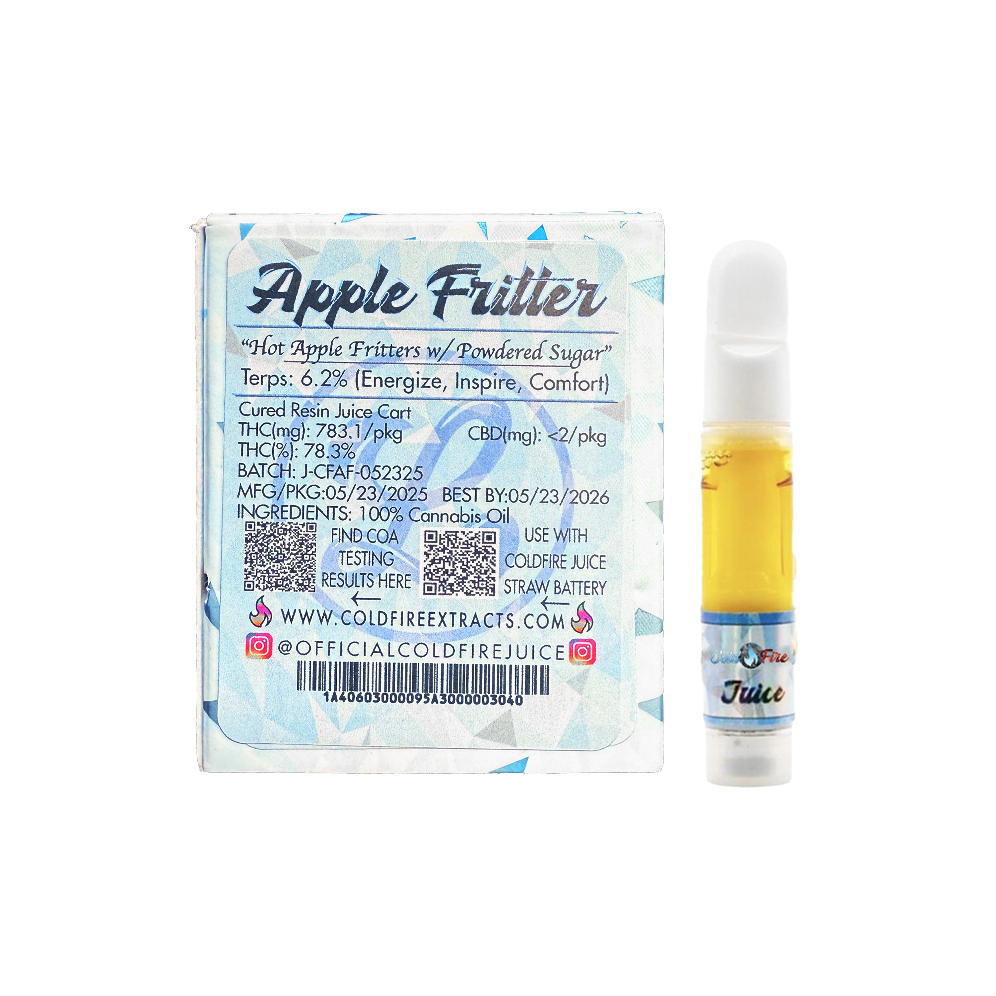 ColdFire x Lumpy's Apple Fritter Cured Juice Cart 1.0g