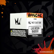 Apple Pie - WCC 1g Live Resin Badder