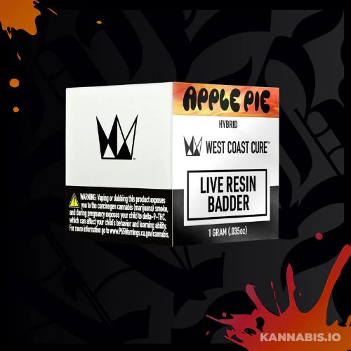 West Coast Cure - Apple Pie - WCC 1g Live Resin Badder Main Image