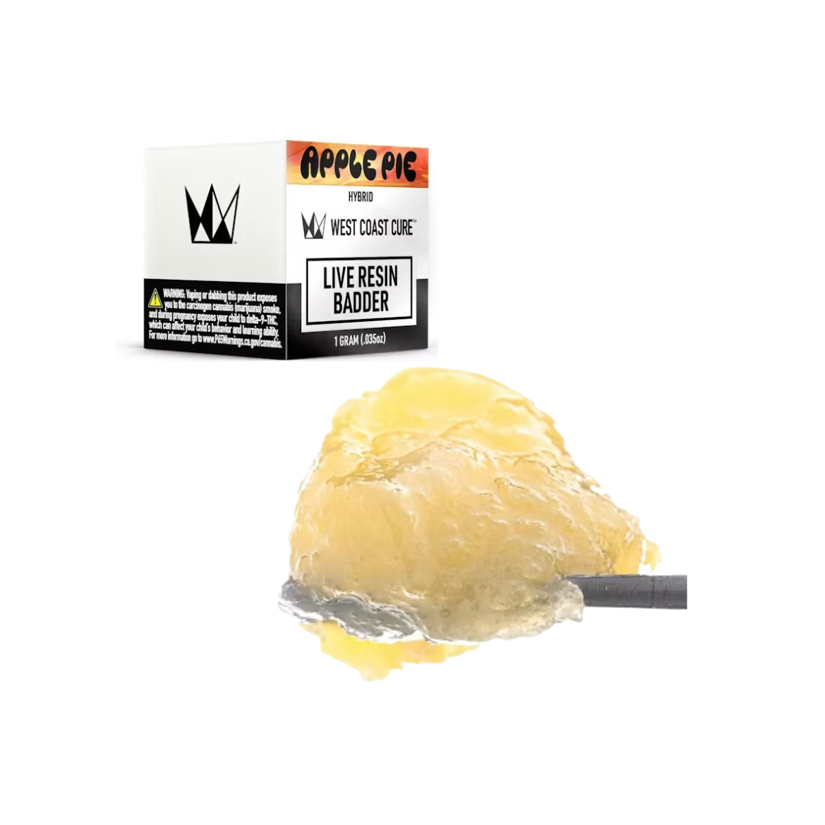 Apple Pie (H) | 1g Live Resin Baddder | West Coast Cure