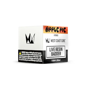 West Coast Cure - Apple Pie Live Resin Badder 1g
