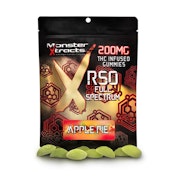 Apple Pie RSO 200mg Gummies (10x20mg) - MONSTER XTRACTS