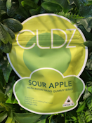 CLDZ | 200MG Sour Apple | Hash Rosin Gummies