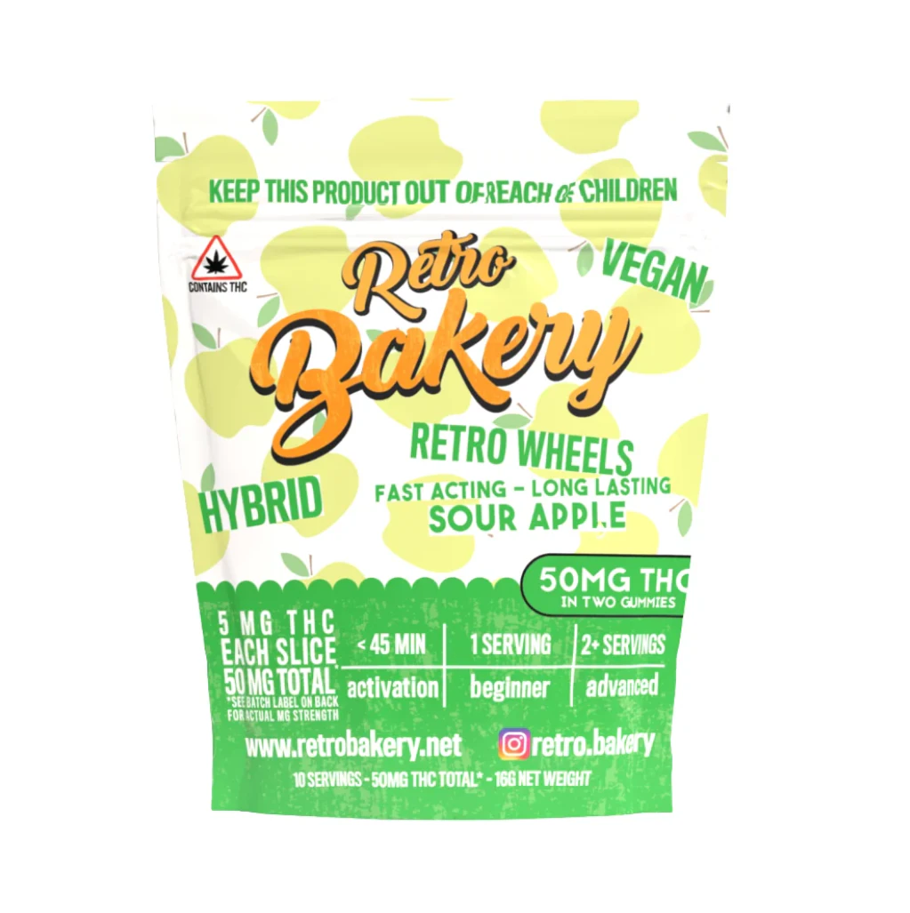 RETRO BAKERY - Retro Bakery | Retro Wheels | Sour Apple | 5mg THC Main Image