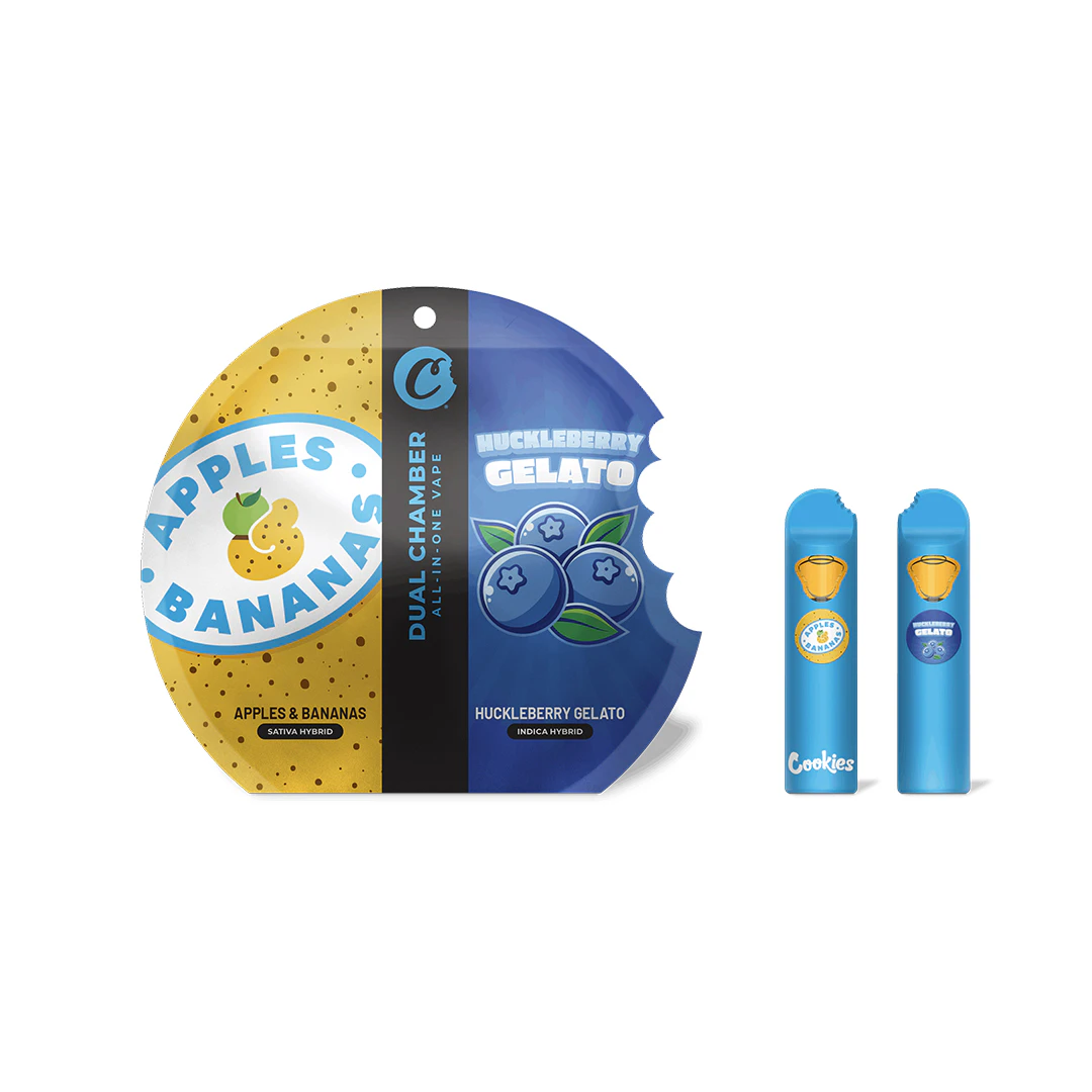 Cookies - Cookies Apples & Bananas / Huckleberry Gelato Dual Chamber Disposable 1.0g Main Image