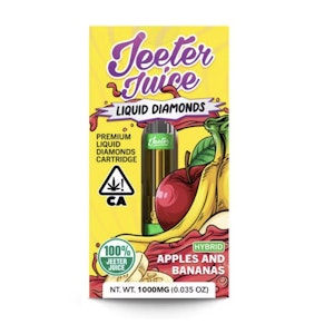 JEETER - Jeeter Juice Apples & Bananas Liquid Diamonds Cartridge 1.0g