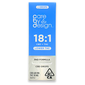 CARE BY DESIGN - Care By Design - Full Spectrum CBD Drops - 18:1 - Tincture - 15ml