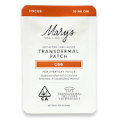 Marys Medicinals - Focus Patch CBG - Topical - 20mg