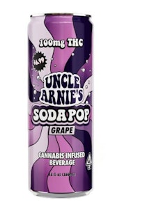 UNCLE ARNIE'S - Uncle Arnies Soda 100mg Grape
