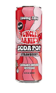 Uncle Arnies - Uncle Arnie's Soda 100mg Strawberry