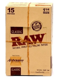 Raw - RAW Artesano Rolling Papers 1 1/4 ND #22021