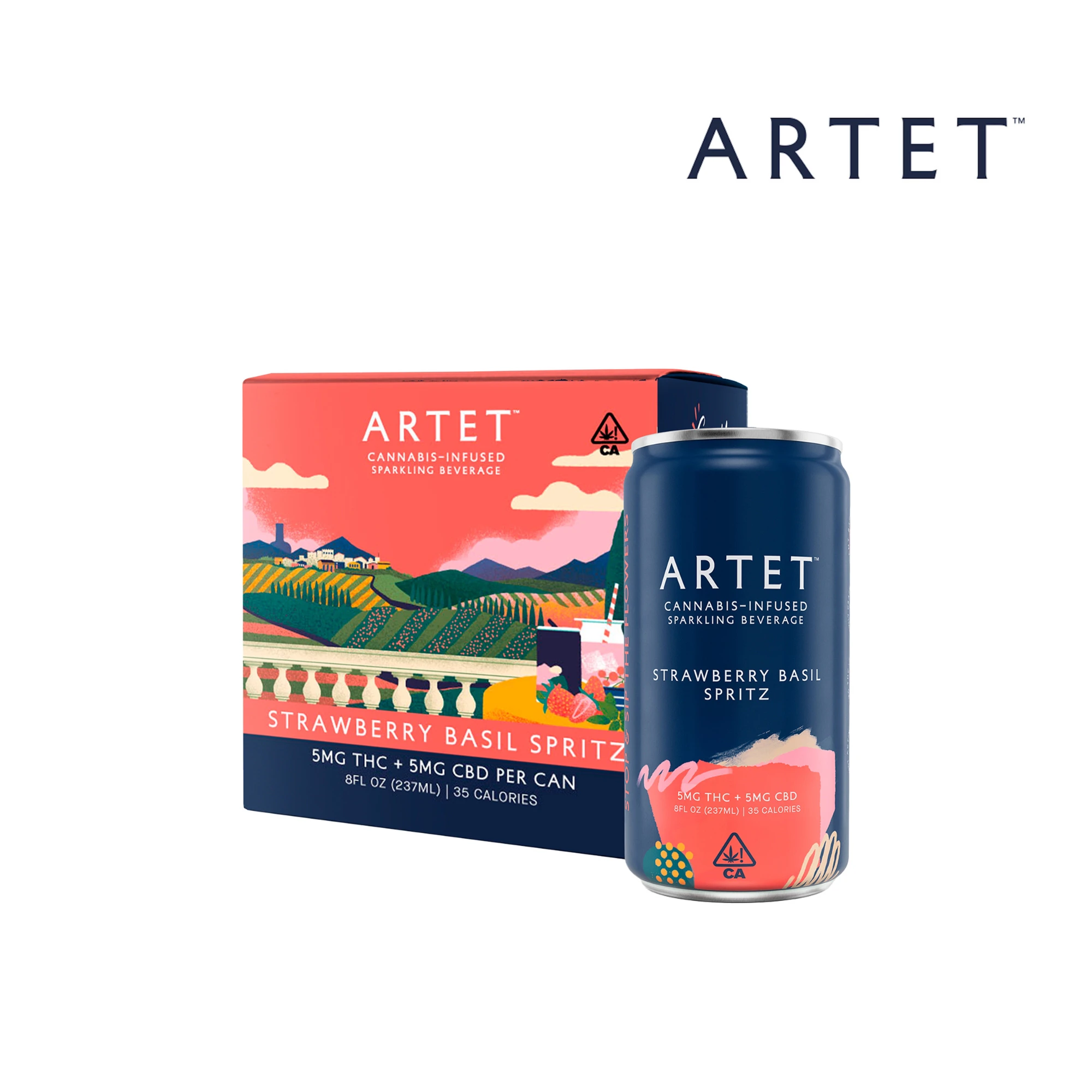 Artet - Strawberry Basil Spritz (4Pk) Main Image