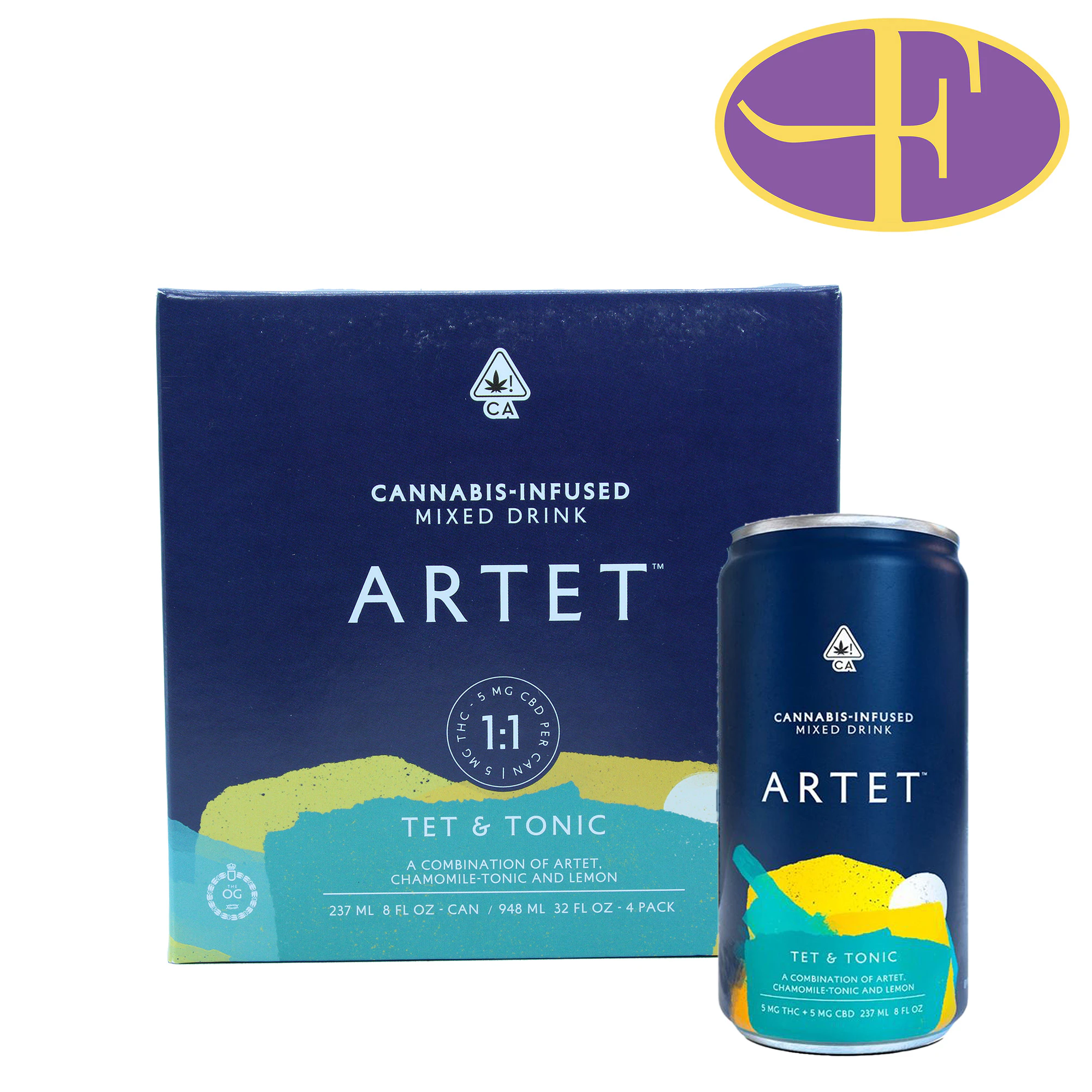 Artet - Tet & Tonic Seltzer (4pk) Main Image