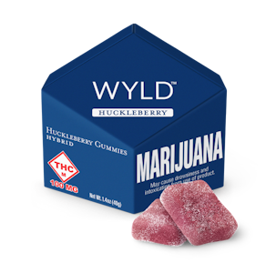 WYLD - WYLD - HUCKLEBERRY 100MG HYBRID GUMMIES