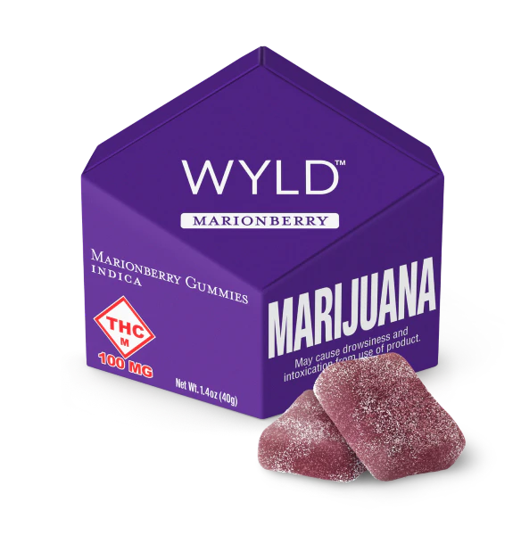 WYLD - WYLD - MARIONBERRY 100MG INDICA GUMMIES Main Image