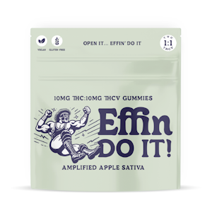 Effin - Effin' | Do It! Amplified Apple 1:1 THCV:THC | 100mg/10pk Soft Chews
