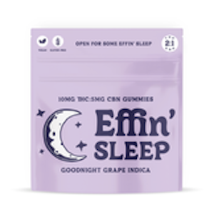 Effin - Effin' | Sleep | Goodnight Grape 2:1 THC:CBN | 100mg/10pk Soft Chews