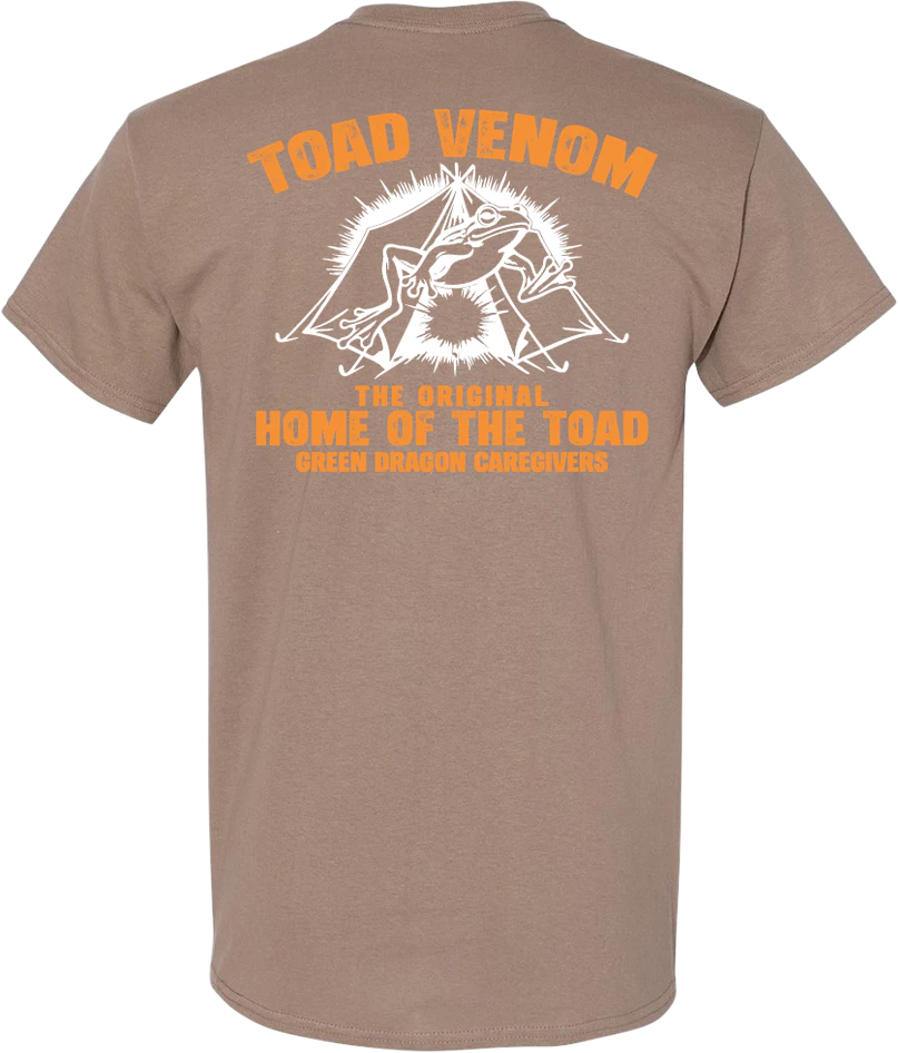 Green Dragon - (M) TOAD VENOM Brown T-Shirt Main Image
