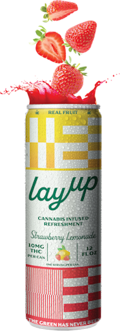LayUp - Fruit Punch | -Hybrid- 10mg | 12 fl oz (Cannabis Infused Beverage) | LayUp