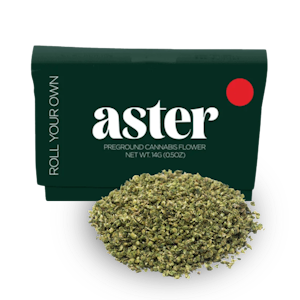 Aster - Peanut Butter Breath (I) | 14g Pre-Ground Roll Your Own Flower | Aster